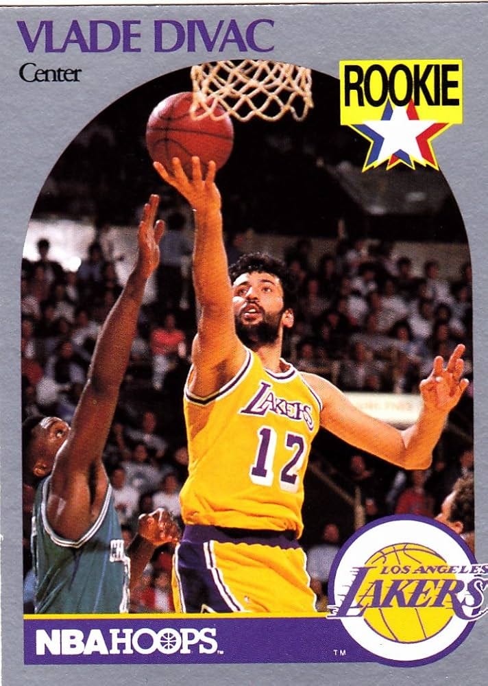 Amazon.com: 1990-91 NBA HOOPS VLADE DIVAC ROOKIE CARD : Sports & Outdoors