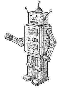 Robot Drawing Images – Browse 1,764,286 Stock Photos, Vectors, and Video |  Adobe Stock