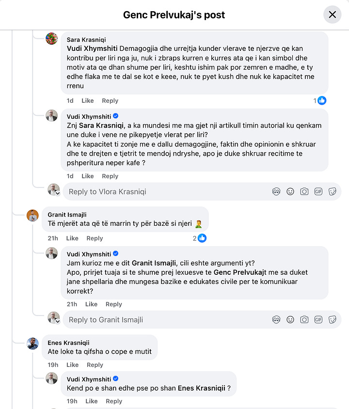 Kori i turmës së Genc Prelvukajt