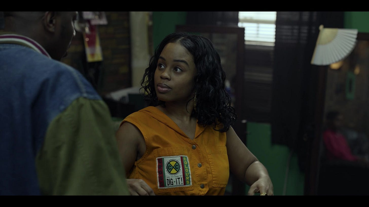 Cross Colours Women's Sleeveless Shirt In Wu-Tang: An American Saga S02E08  "Saturday Nite" (2021)