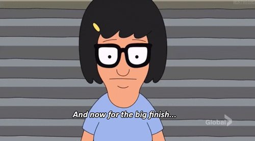 Tina Belcher Finish GIF Tina Belcher Finish GIF