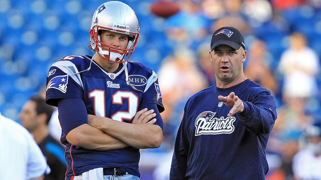 Tom Brady y Bill O'Brien temporada 2012 NFL Patriots