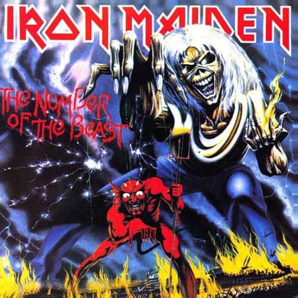 Amazon.com: THE NUMBER OF THE BEAST VINYL LP[EMC3400]1982 IRON MAIDEN: CDs  & Vinyl