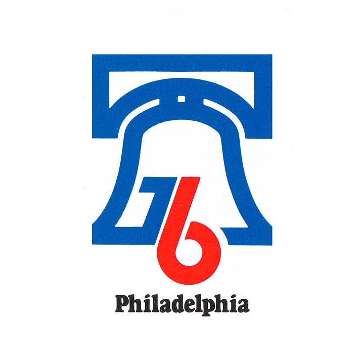 1976年 ブラックバーン デザイン アメリカ建国200年周年 記念 ピンバッジ The American Revolution Bicentennial logo – Logo Histories
