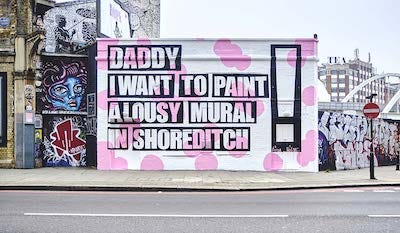 Mural by Aida Wilde in London