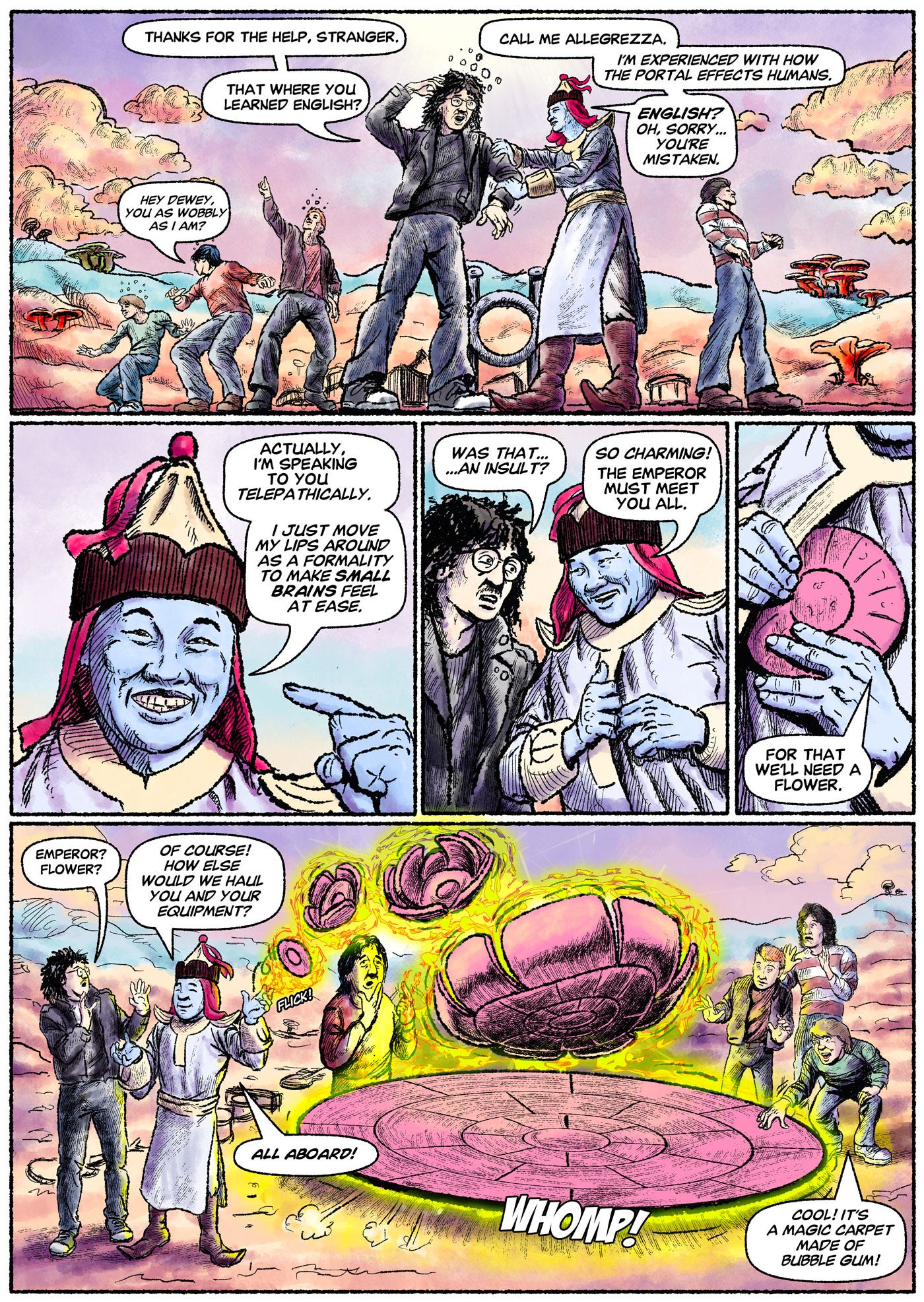 The Big Gig page 7 - Comic by ER Flynn