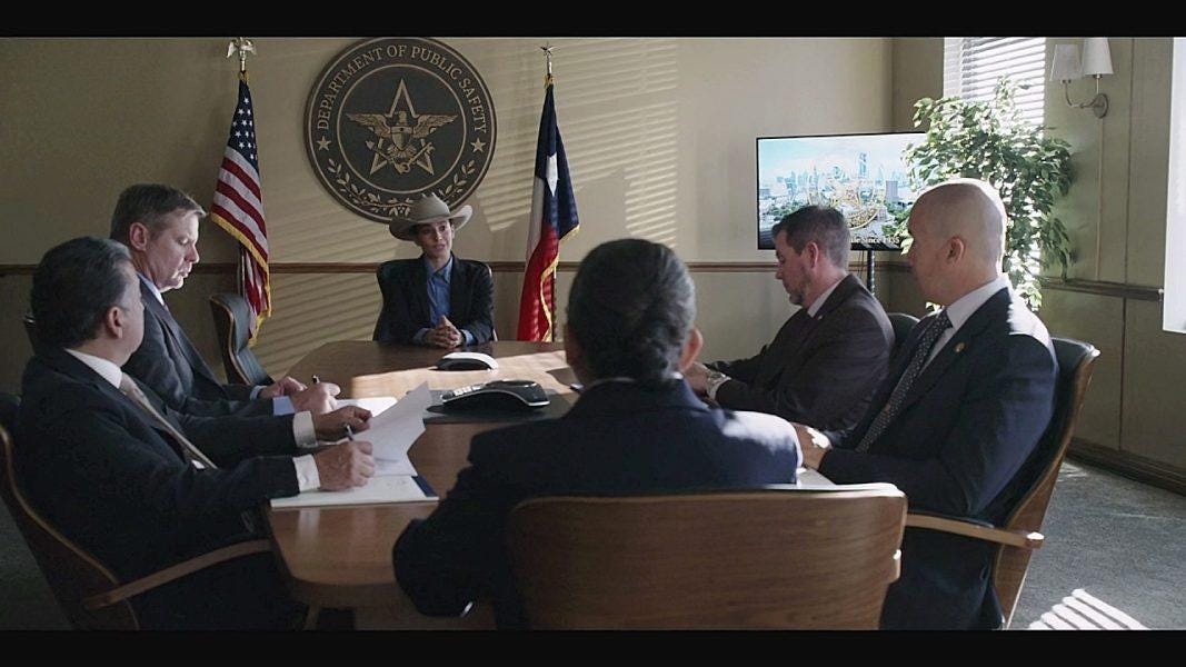 Walker Texas Rangers meeting. Walker Texas Rangers meeting.