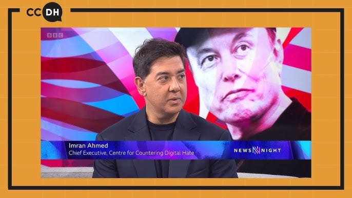 CCDH's Imran Ahmed on BBC Newsnight: Musk's attempt to influence UK politics CCDH's Imran Ahmed on BBC Newsnight: Musk's attempt to influence UK politics