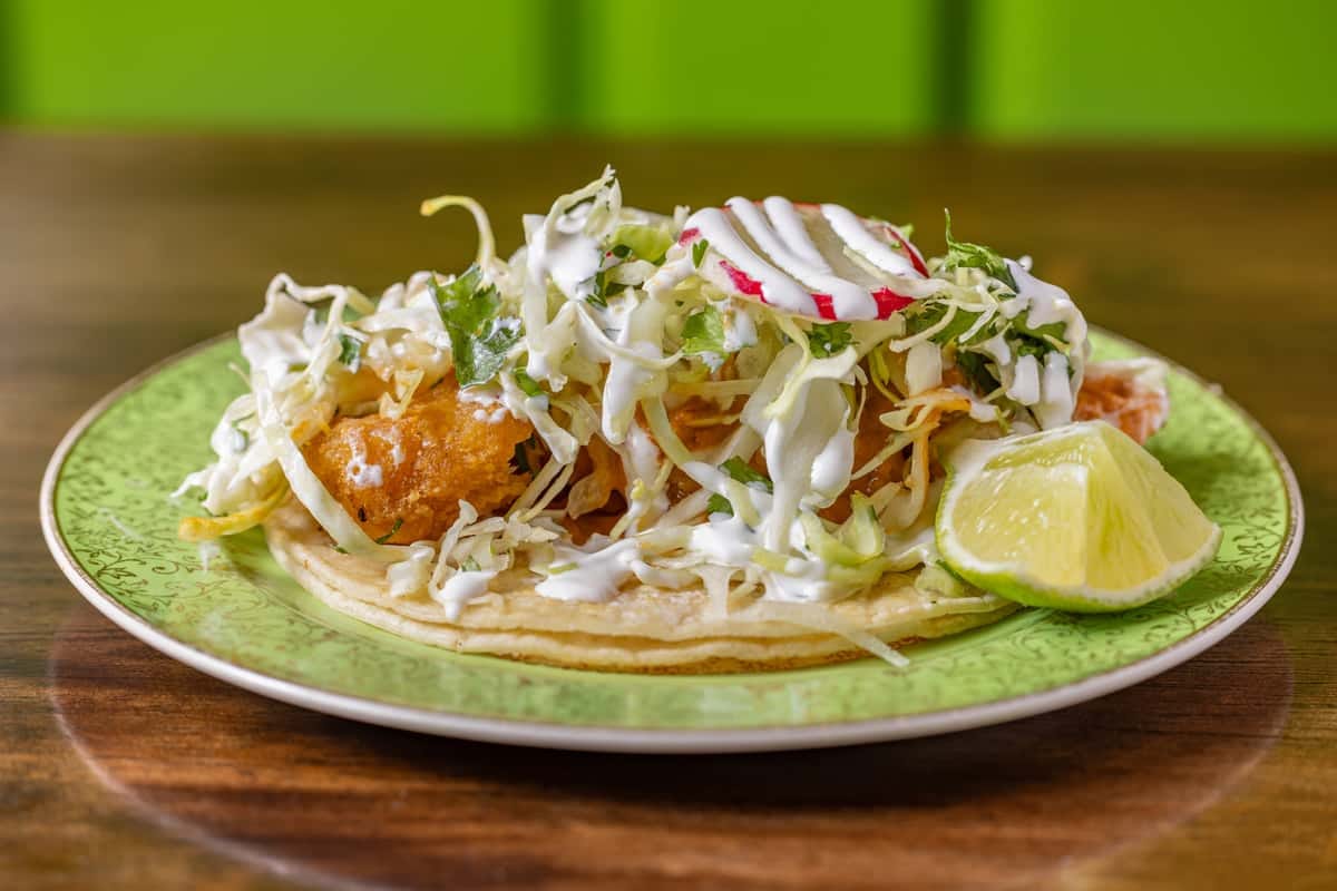 baja fish taco