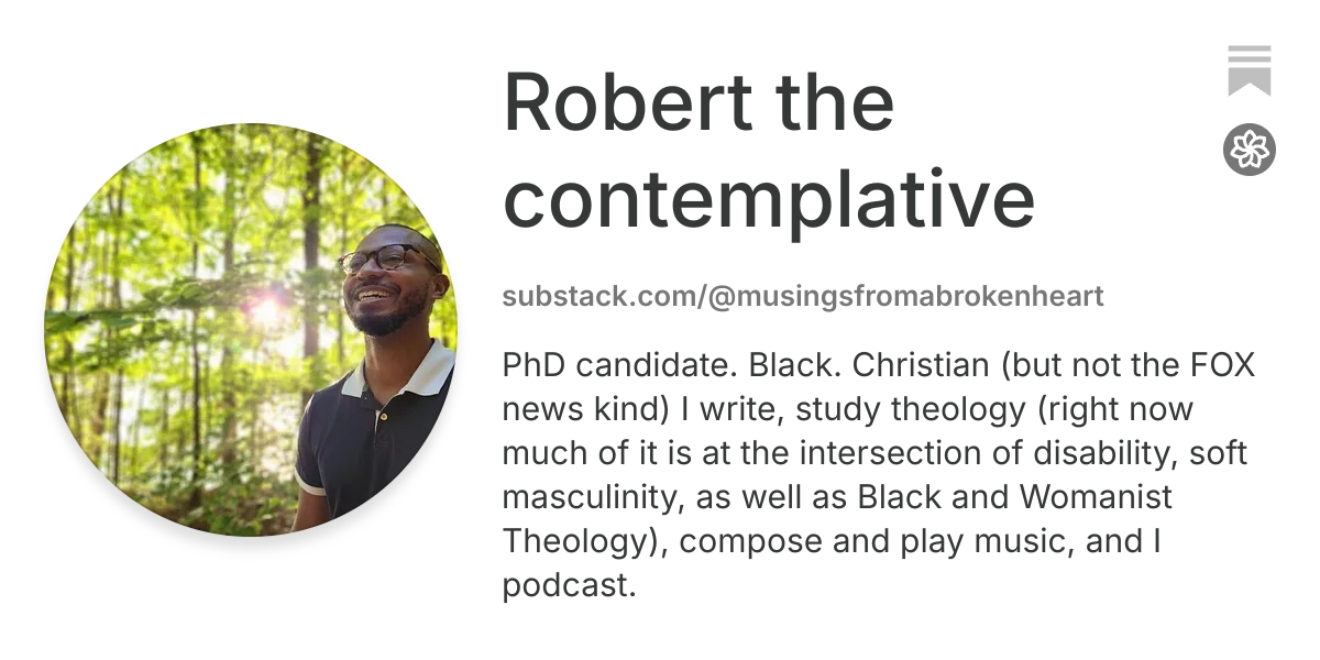 Robert the contemplative | Substack