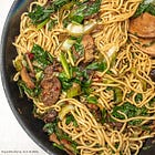 Buckwheat Yakisoba with Tofu and Chard