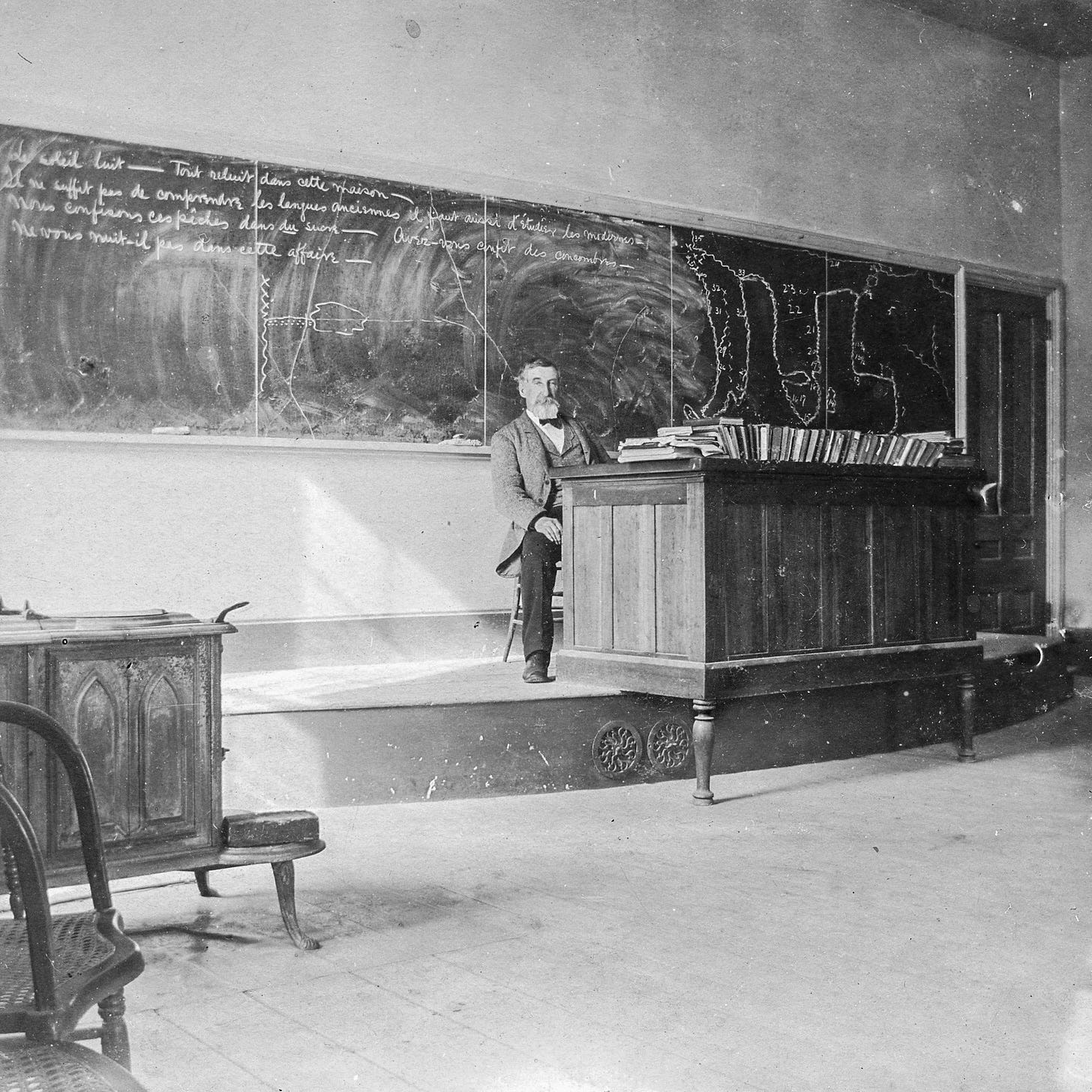 Will Preston at his desk