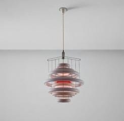 Title: Verner Panton prototype “UFO” lamp - Description: Verner Panton prototype “UFO” lamp