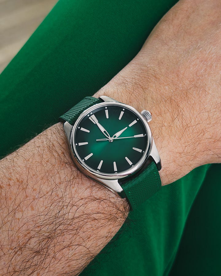 H. Moser & Cie Pioneer Centre Seconds Cosmic Green 40mm