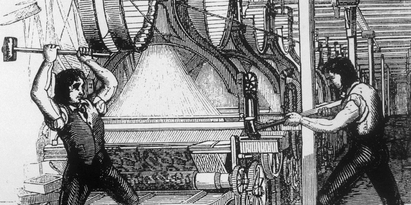 The Original Luddites Raged Against the Machine of the Industrial  Revolution | HISTORY