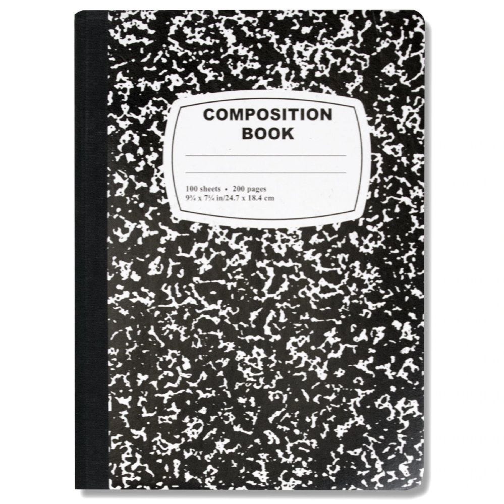 50 Bulk Composition Book 100 Sheets Wide Ruled