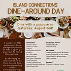 Local Restaurants Rally for Island Connections on DINE-AROUND DAY, Saturday August 2
