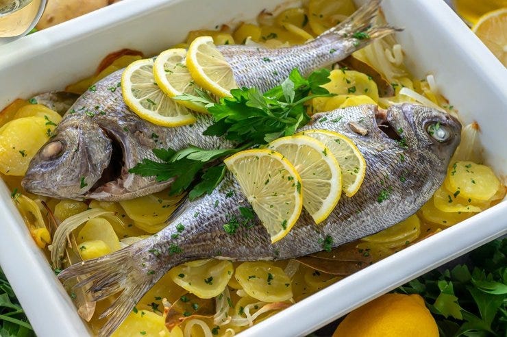 Por aquí tenemos dos peces gemelos