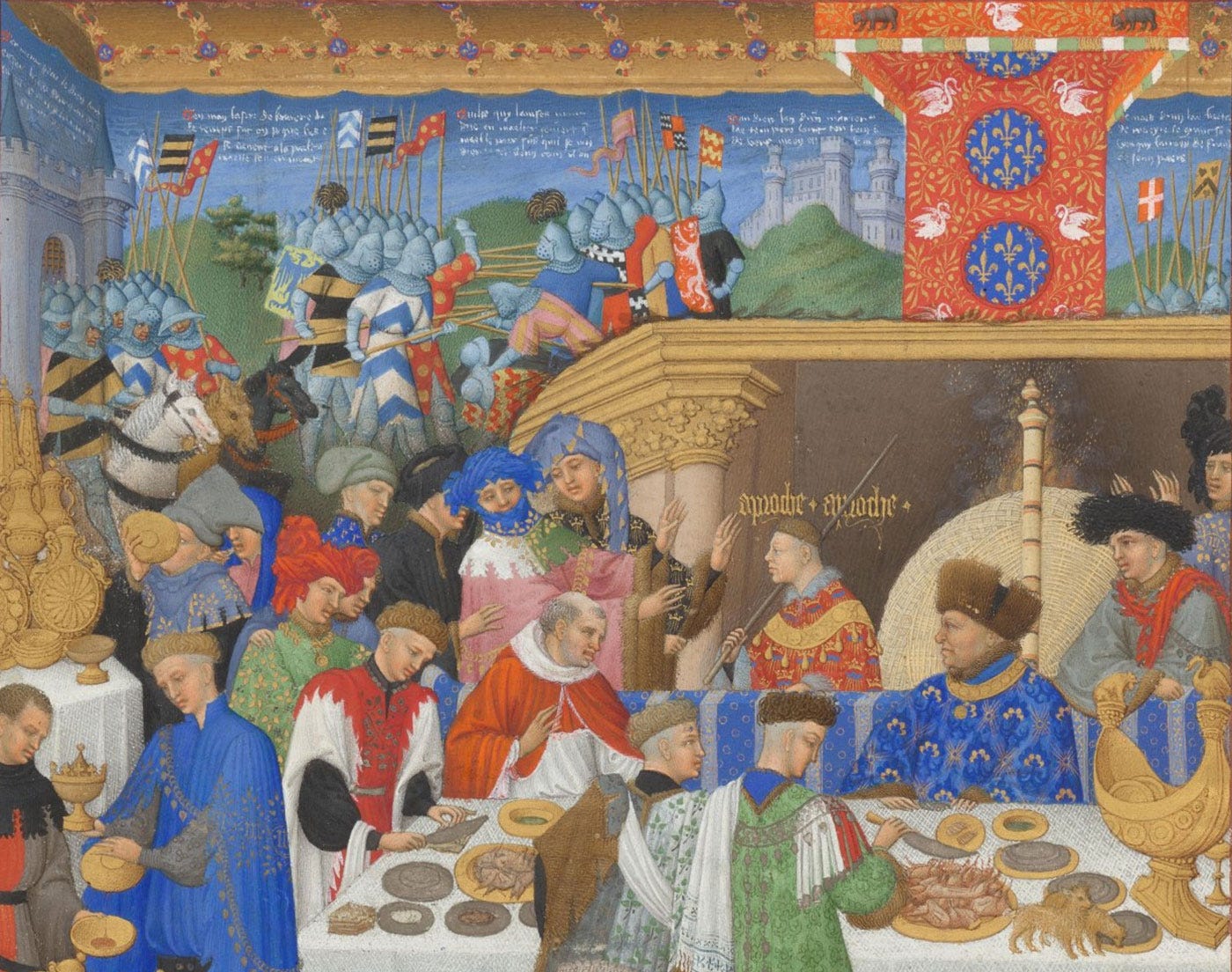 Les Très Riches Heures du duc de Berry Janvier Les Très Riches Heures du duc de Berry Janvier