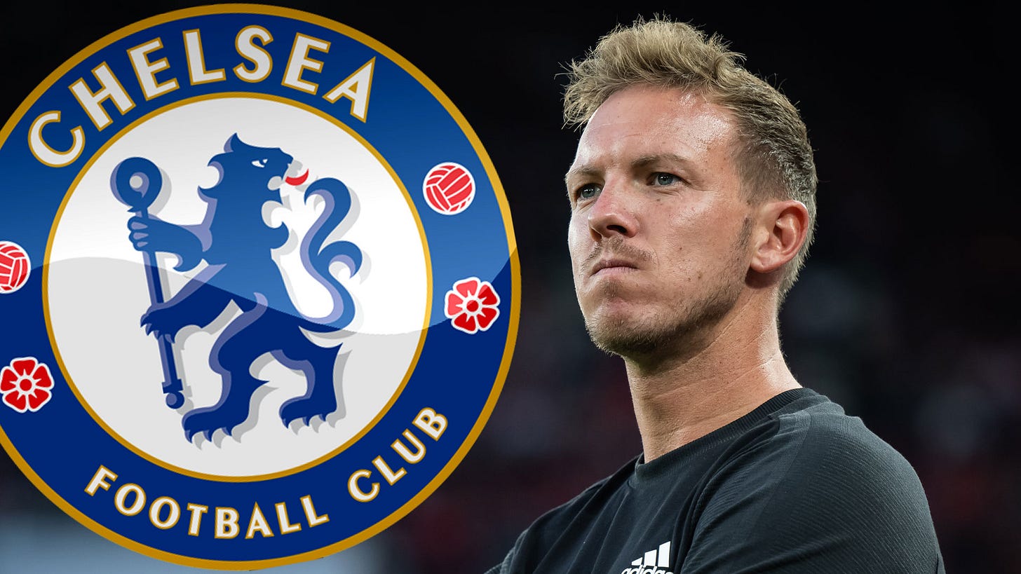 Chelsea 'invite Julian Nagelsmann to Stamford Bridge for job interview' after speaking to Luis Enrique about role | The Sun Chelsea 'invite Julian Nagelsmann to Stamford Bridge for job interview' after speaking to Luis Enrique about role | The Sun