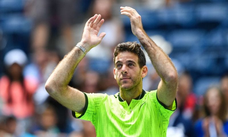 juan martin del potro gets jimmy connors moment at us open 2016 juan martin del potro gets jimmy connors moment at us open 2016