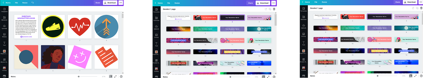 substack course, substack tools, substack bonus tools, substack blogging guide, blogging guide substack, substack review, substack canva, canva templates substack
