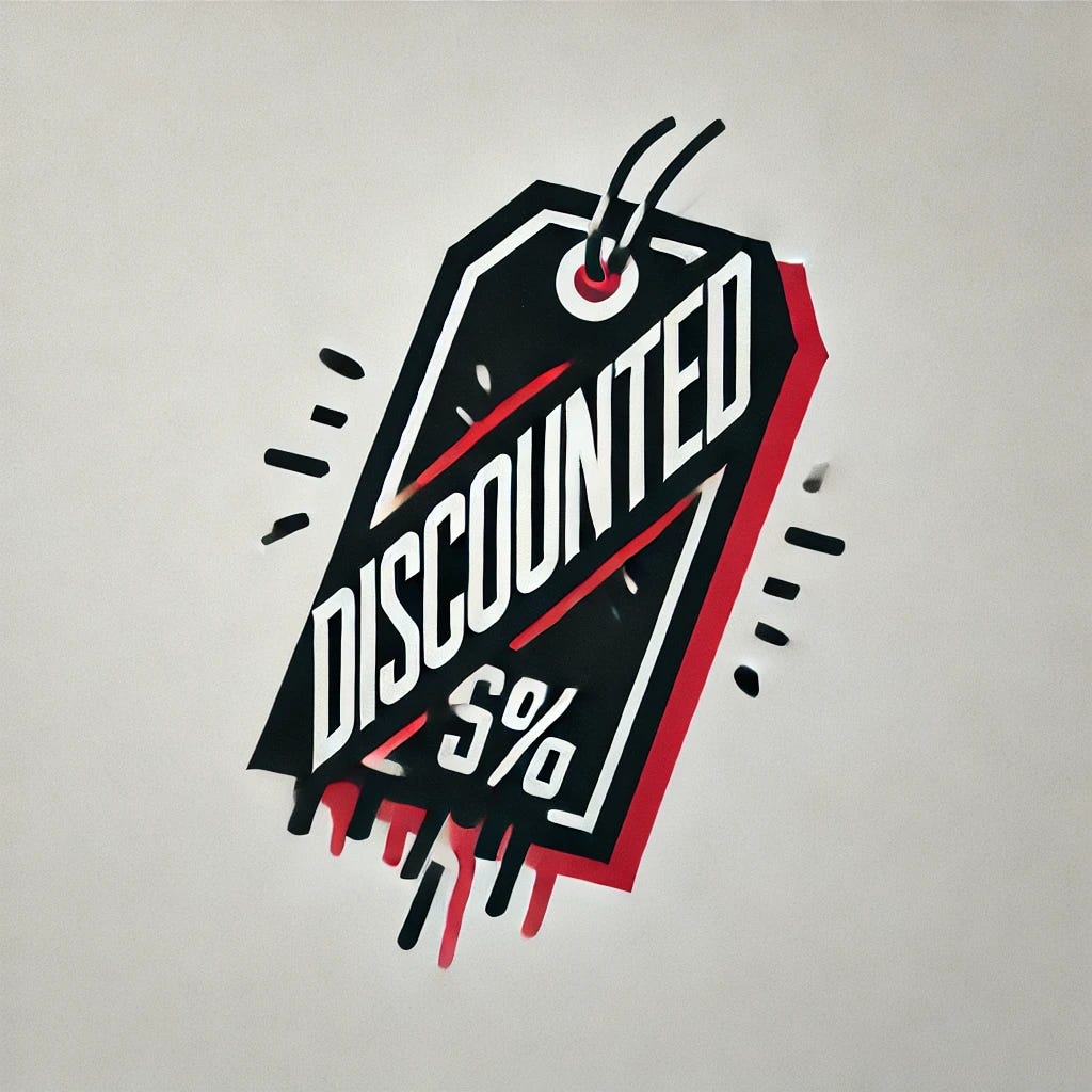 Substack profile picture for @discounted