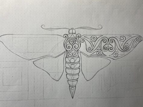Intaglio and woodcut plate designs.
