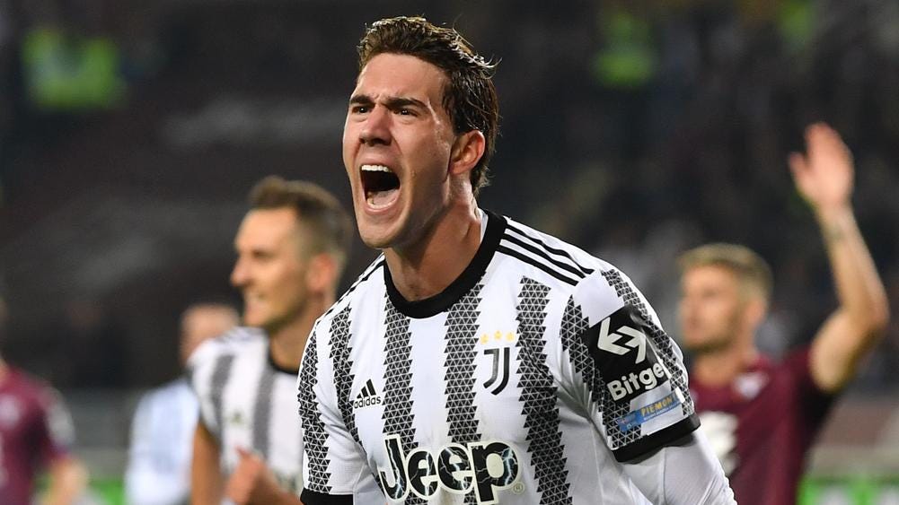Allegri not concerned by Vlahovic absence