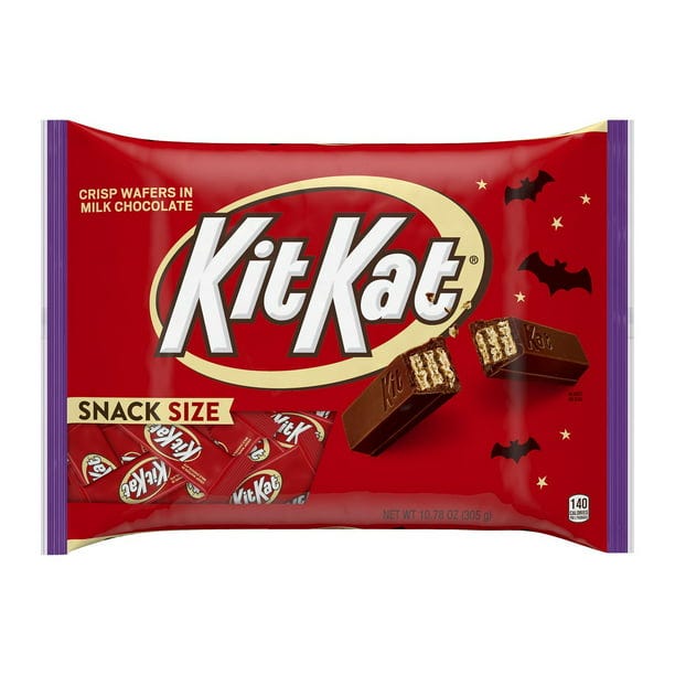 KIT KAT®, Halloween Candy, Snack Size Milk Chocolate Wafer Bars, 10.78 oz, Bag KIT KAT®, Halloween Candy, Snack Size Milk Chocolate Wafer Bars, 10.78 oz, Bag