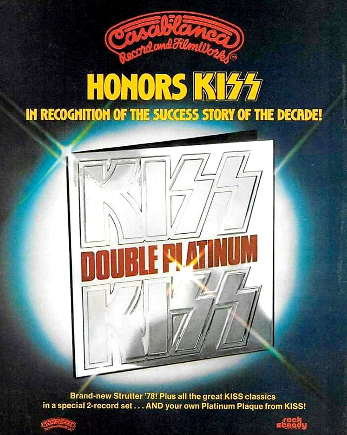 2. April 1978: Kiss releases their first greatest hits album "Double  Platinum" – Kiss Timeline