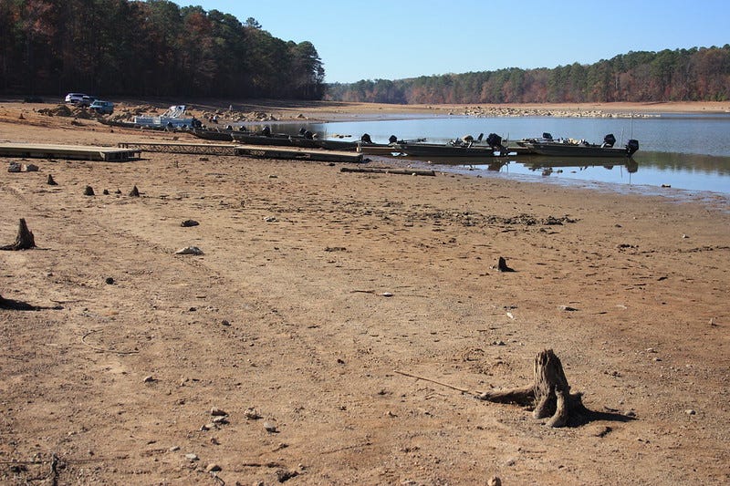 Drought - dry lake bed - Photo by Bruce Dupree 
