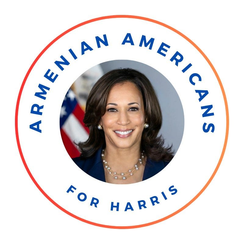 Armenian Americans For Harris Substack
