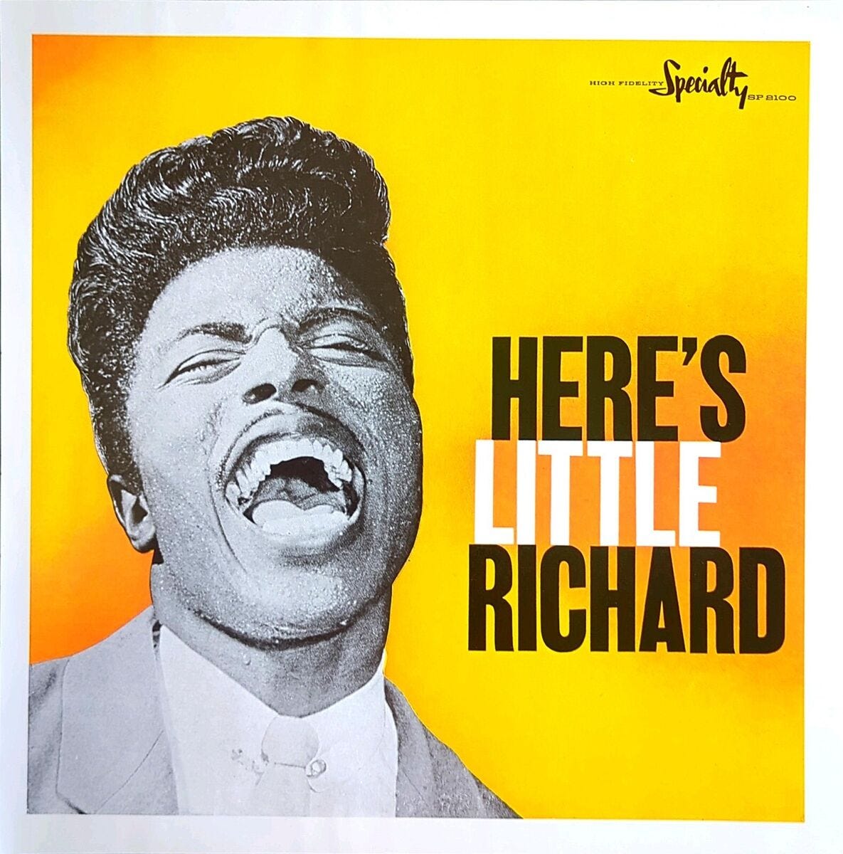 Little Richard Rock Music Record Album Cover Art Print Bookplate Frameable