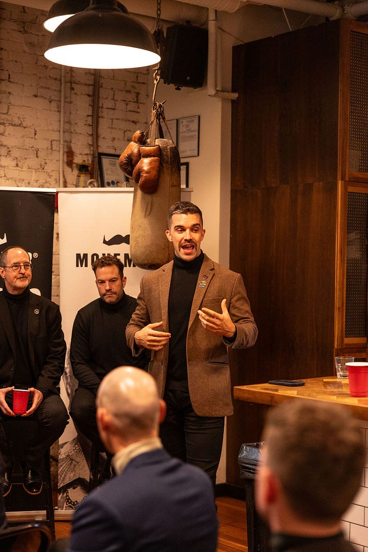 Whisky & Turtlenecks Men's Health Panel Night at Meat & Bread