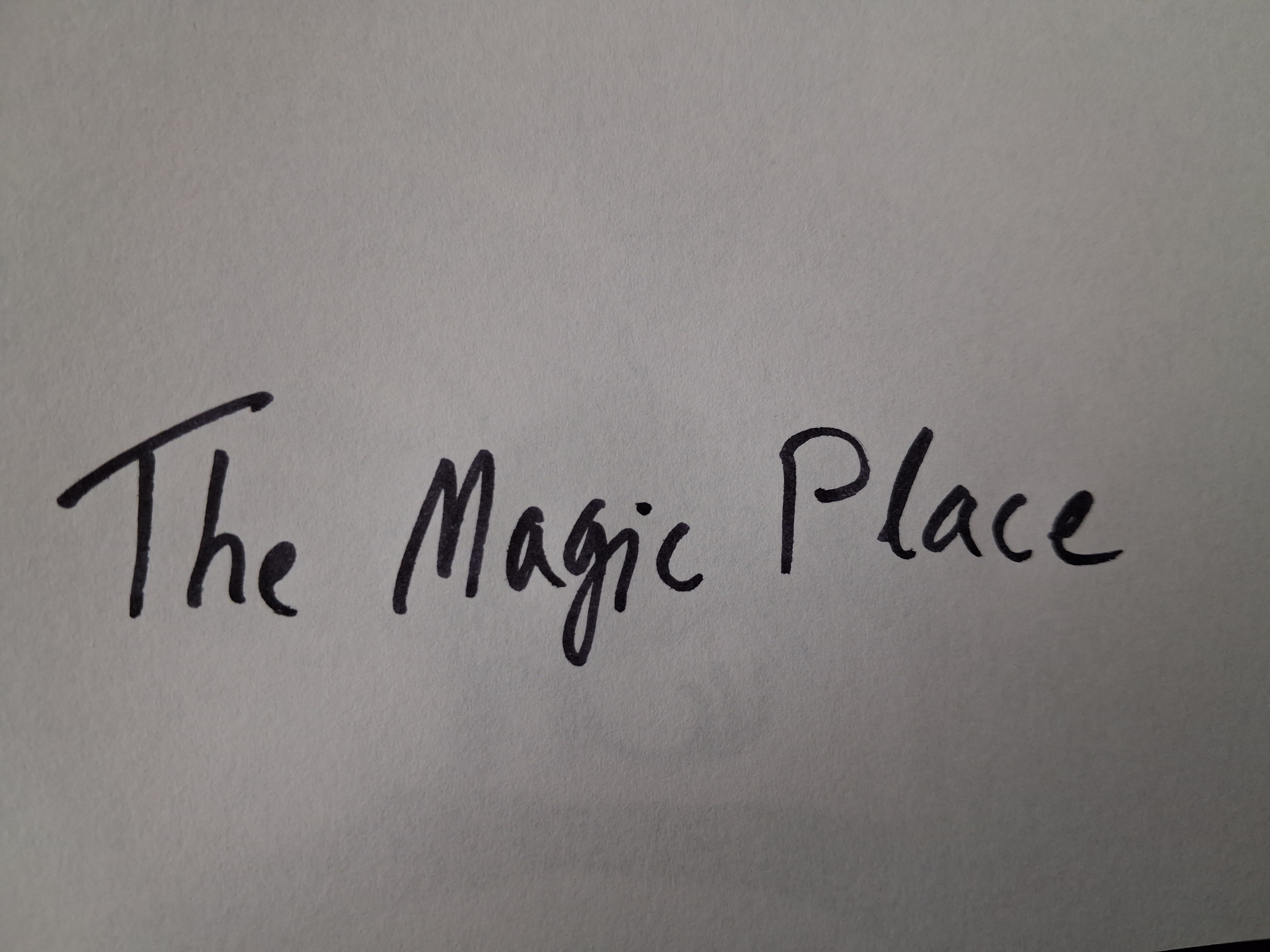 Second Chapter Research Example THE MAGIC PLACE: XII. Cigarette Break - by Noémi Kiss-Deáki
