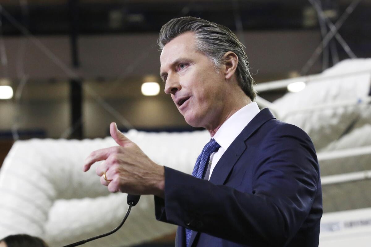 Gavin Newsom needs to stop calling California a 'nation-state' - Los  Angeles Times