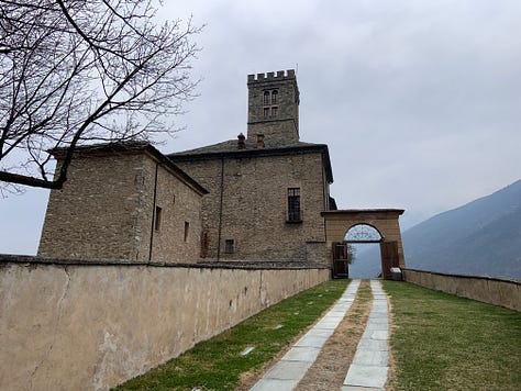 Real Castle of Sarre, Aosta Valley, Italy, hunting lodge of Savoy