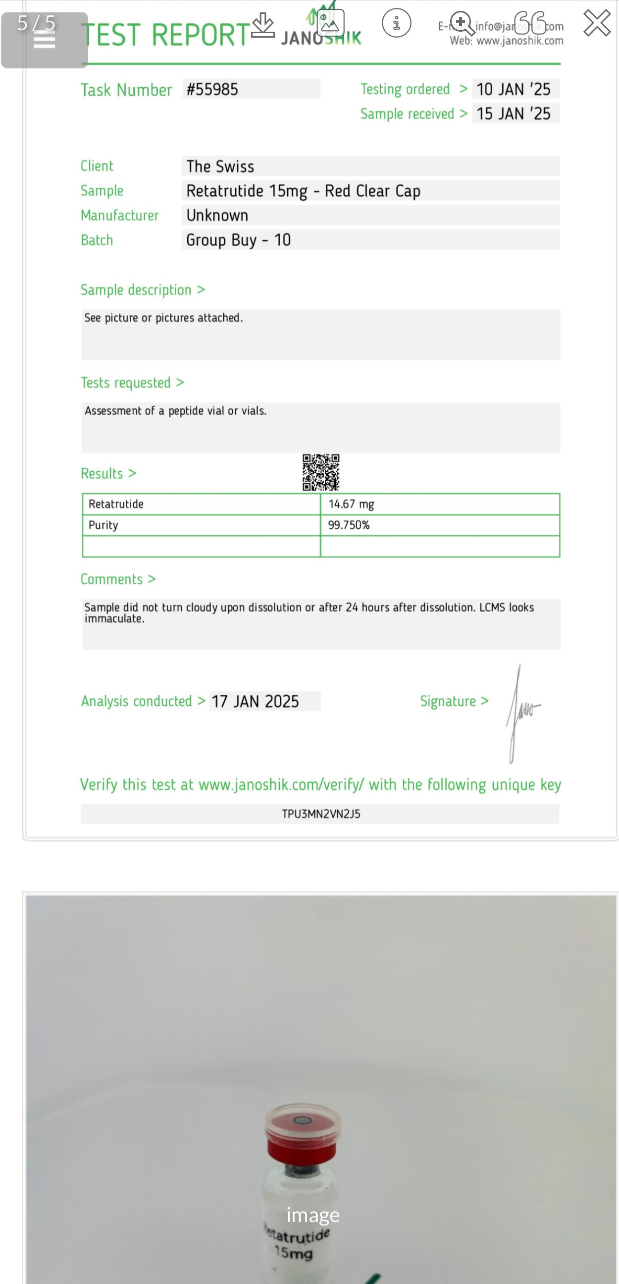 do you refrigerate bac water Peptide Calculator main image 1
