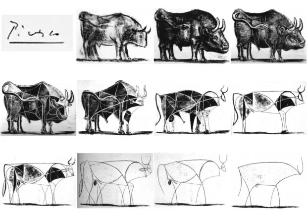 The Bull, by Pablo Picasso. The Bull, by Pablo Picasso.