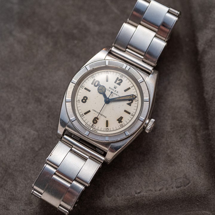 Vintage Rolex Bubbleback collection