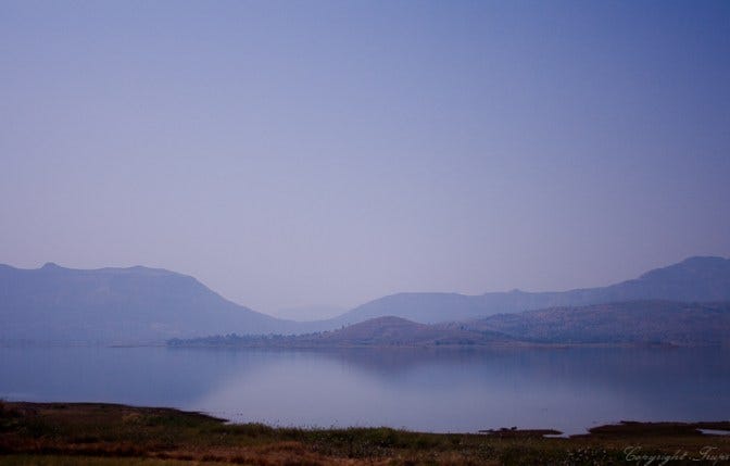 Pawana backwaters January - Pawana