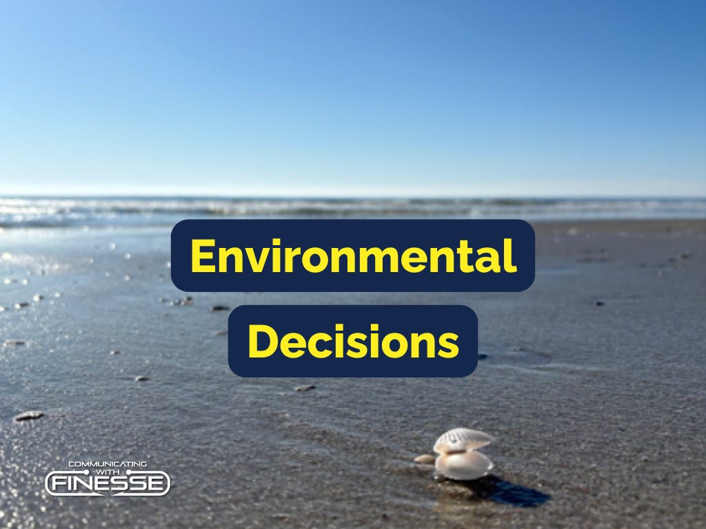 Environmental decision making presents unique challenges due to its complexity, long timelines, and multiple stakeholders.