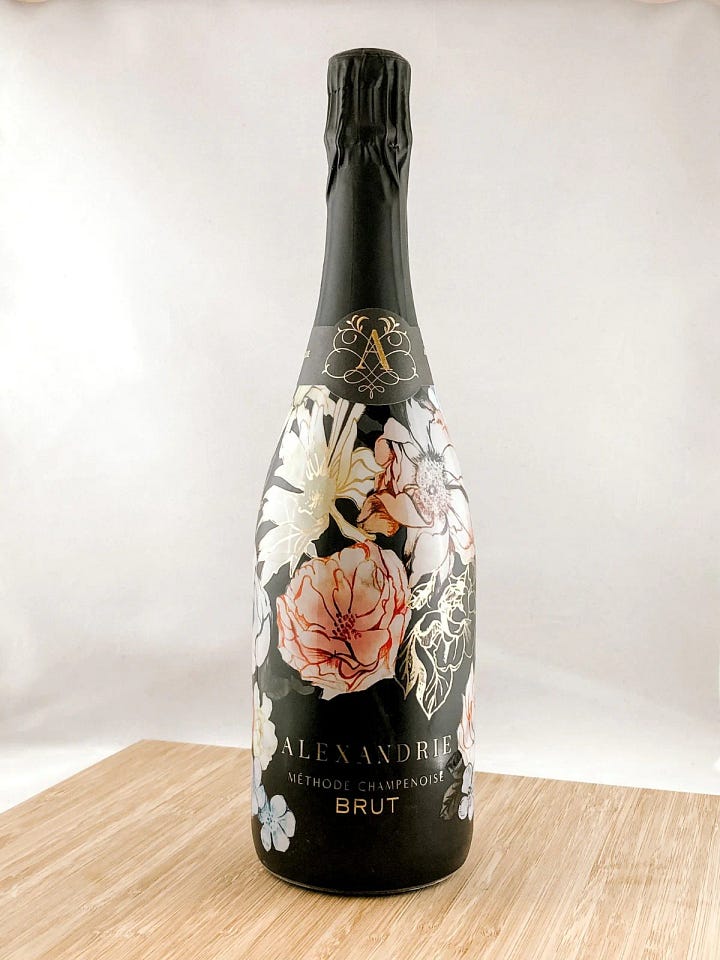 Sparkling Eggnog made with Alexandrie Cellars Brut