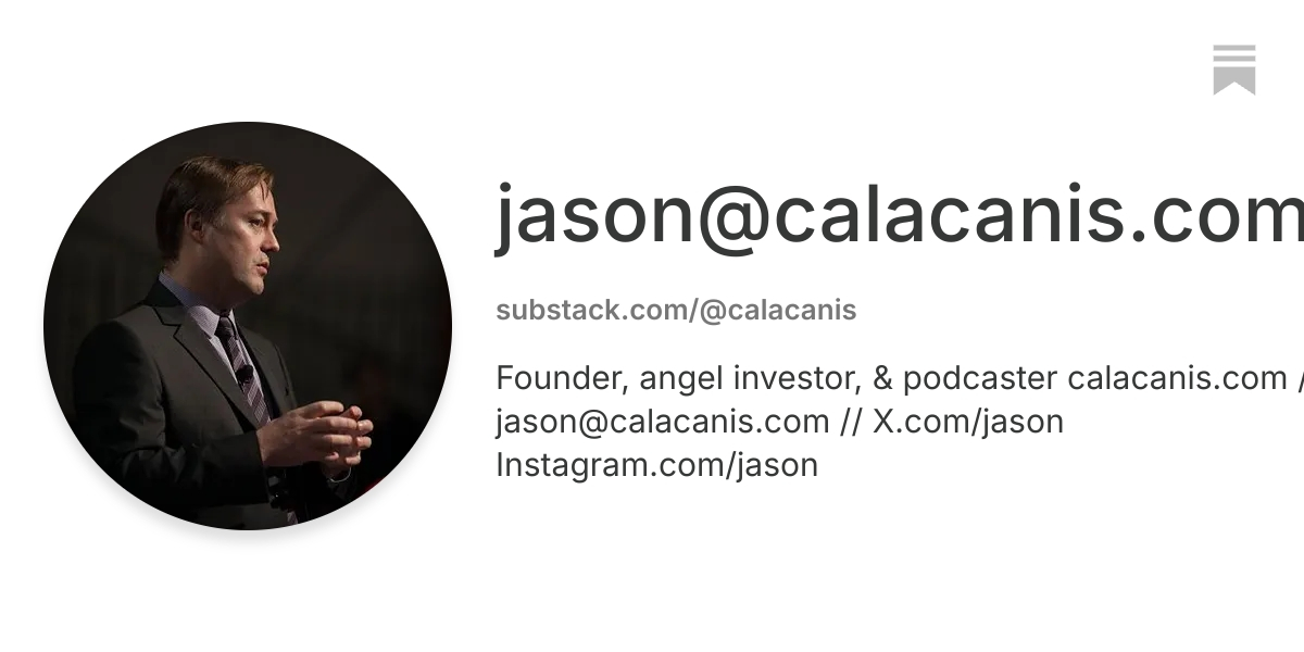 jason@calacanis.com | Substack
