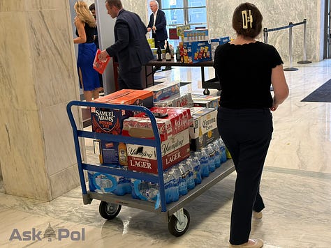 The US Capitol was lively — with parties, protestors and foreign presidents — the last day the House was in session through the November elections.