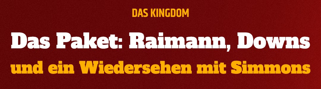 Das Paket: Raimann, Downs und ein Wiedersehen mit Simmons