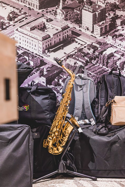 Select photographs from Summer 2025 with Speedy Records during their rooftop events