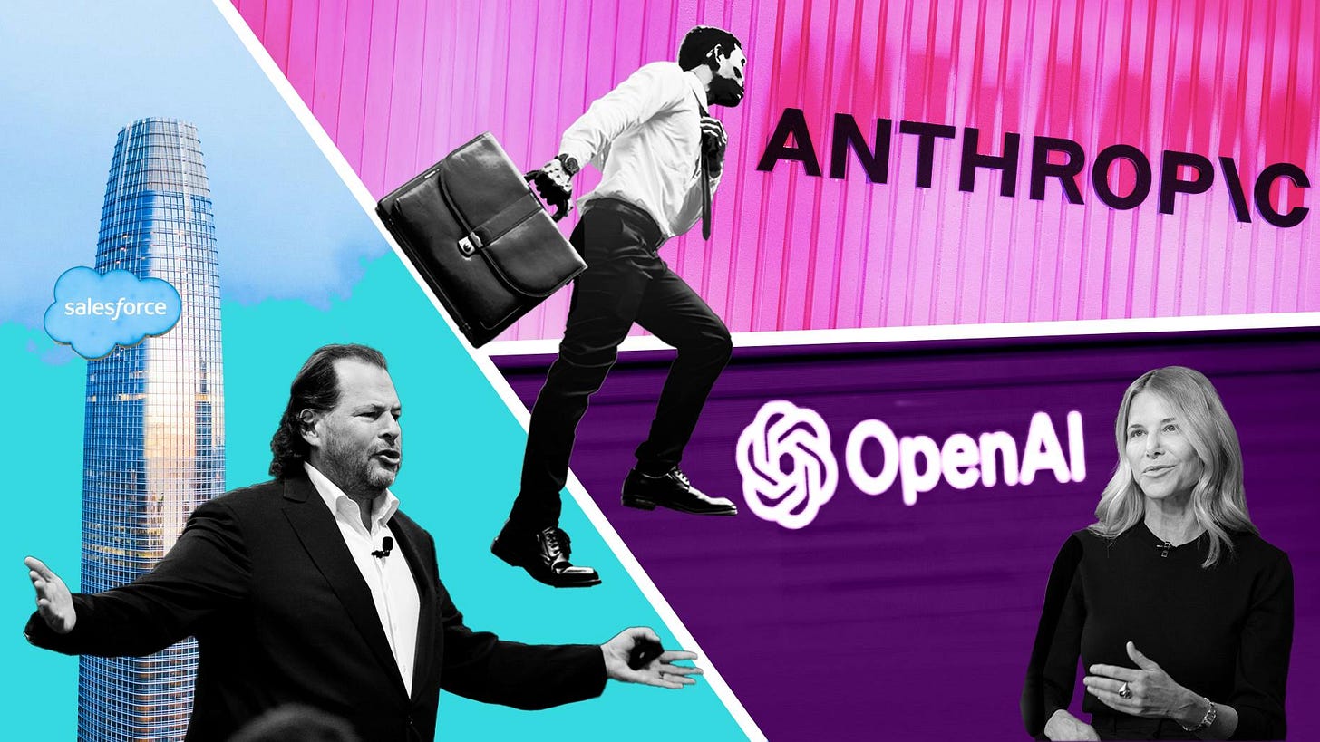 OpenAI and Anthropic Tap Salesforce Talent