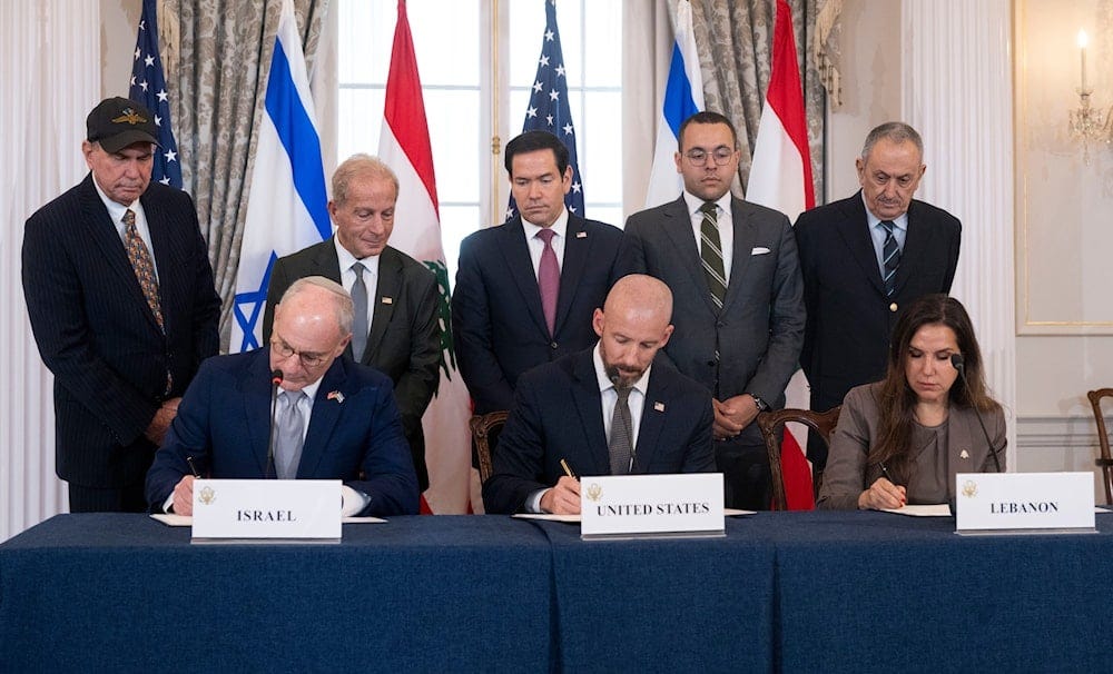 US Lebanon–'Israel' framework links IOF withdrawal to Hezbollah disarm